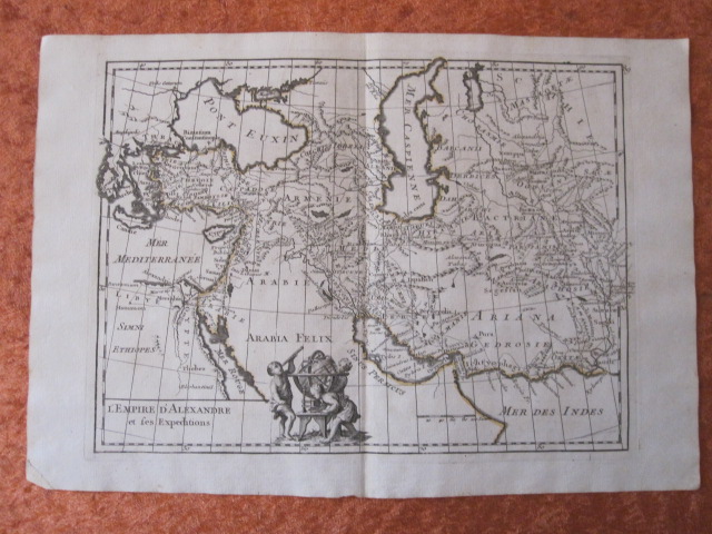 TURKEI-PERSIEN-HEILIGES-LAND-ARMENIEN-KOL-KUPFERSTICH-KARTE-LE-ROUGE-1756-D947